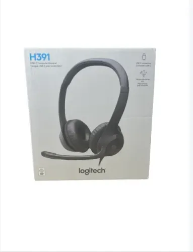 Fones De Ouvido Logitech H391 Conexão Ubs