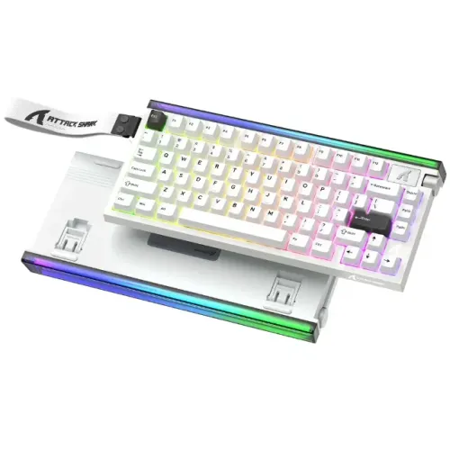 Teclado ATTACK SHARK R85 HE Rapid Trigger com Switch Magnético e Lightbox Personalizado