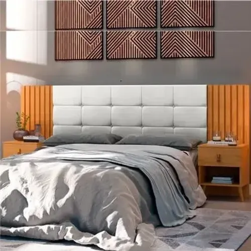 CABECEIRA LADY CAPITONÊ COM 2 MESAS para cama box casal/Queen Entrega DF e Entorno