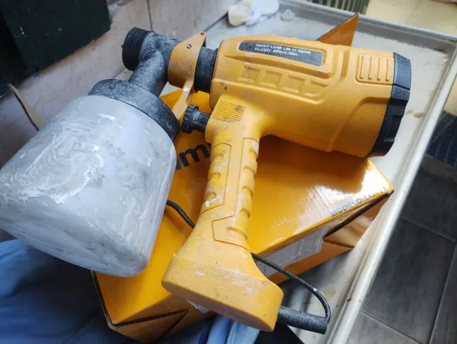 Pistola pintura portátil perfeita