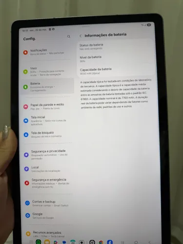 Vendendo Tab Samsung S9 FE - NOVO 