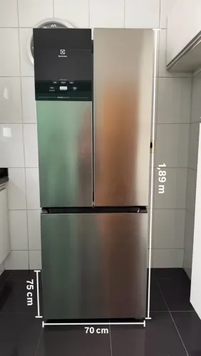 Geladeira Electrolux Inox Frost Free 3 Portas