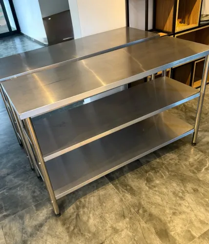 Mesa de Inox para cozinha industrial 