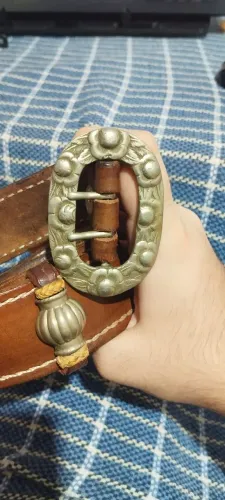 Fivela Oito rosas alpaca eberle
