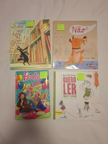 Livros infantis em ótimo estado - vendo juntos ou separados