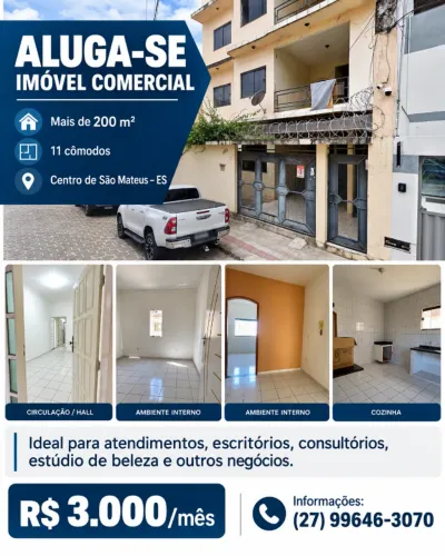 Apartamento para fins comerciais