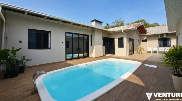 Casa com 4 dormitórios para alugar, 250 m² por R$ 7.559,15/mês - Salto - Blumenau/SC