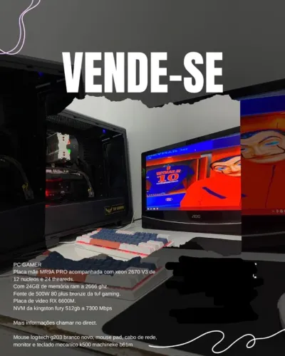 PC GAMER VENDO OU TROCO POR IPHONE
