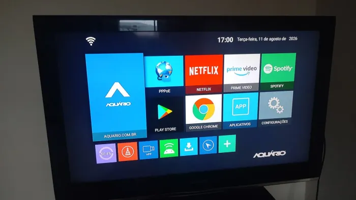Tv LSANSUNG 42" com TVbox, barata.