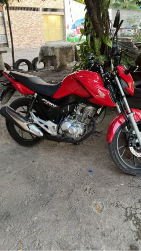 Moto pegar e andar