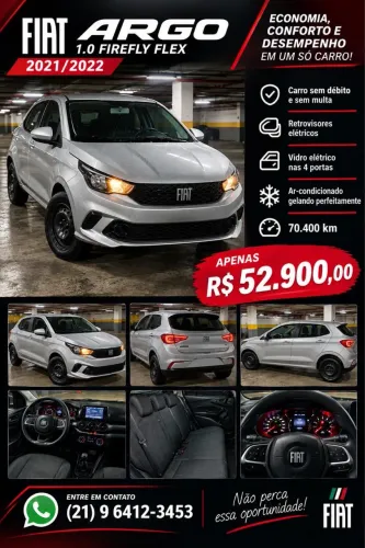 Fiat Argo 1.0 6V Flex. 2022
