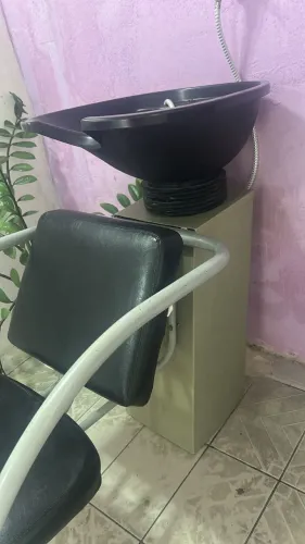 Lavatório de Cabelo Profissional Portátil - Cuba Reclinável e Confortável