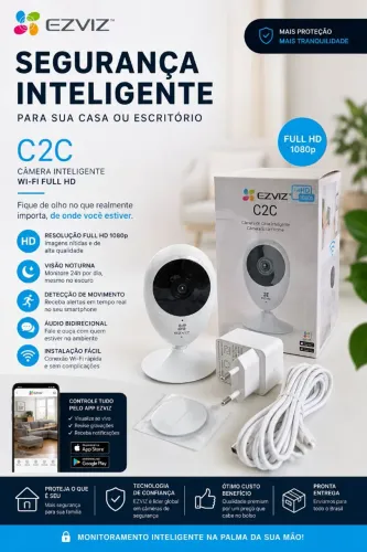 Câmera EZVIZ C2C Full HD 1080p - Wi-Fi