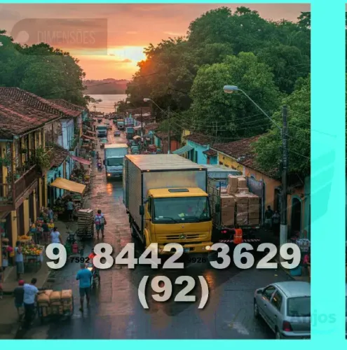 FRETE BAU EM ALVORADA ADRIANOPOLIS PARQUE DEZ CIDADE NOVA CACHOEIRA (92) 9\8442\3629