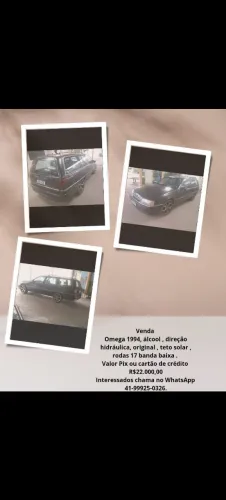Chevrolet Omega GLS 2.2 / 2.0 (álcool) 1994