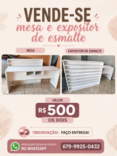 Vendo mesa aceito cartão fasso entrega com taxa
