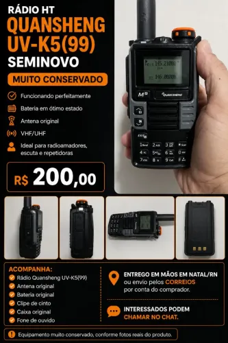 Rádio ht Quansheng UV-K5(99)