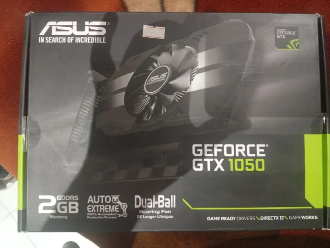 Placa de Vídeo ASUS GeForce GTX 1050 2GB