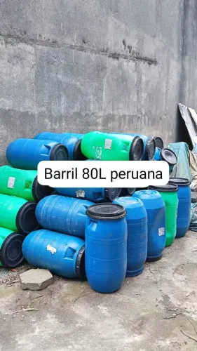Barril bombona peruana 80L 65,00 cada