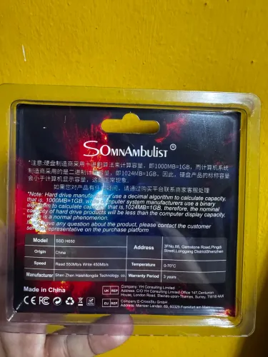 Ssd de 120gb sata uso interno