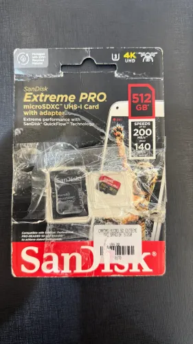 Cartão MicroSD SanDisk Extreme PRO 512GB