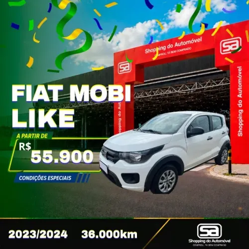 Fiat Mobi Like 1.0 Fire Flex 5P. 2024