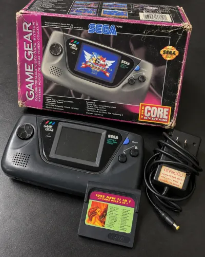 Game Gear Sega Original Completo com Caixa - Item de Coleção / Defeito