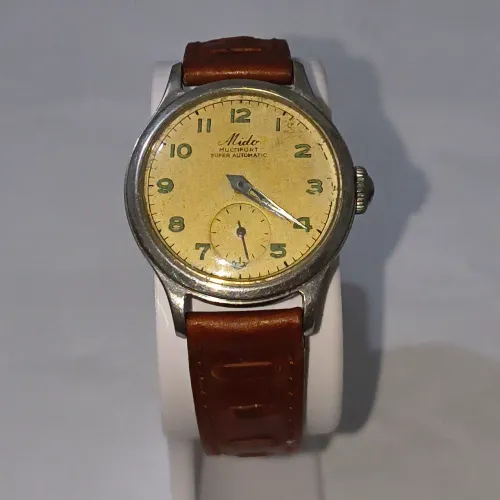 Mido Multifort Super Automatic "Bumper" - Anos 40 (Calibre 1016) - 100% Revisado 
