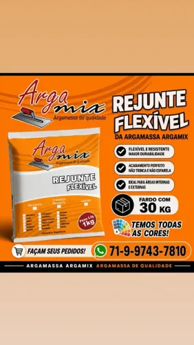 Argamassa Argamix ac1 ac2 ac3 todas