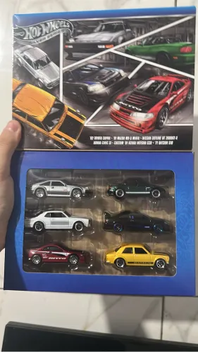 Pack 6 hot wheels, silver series