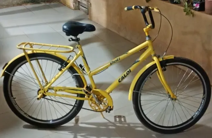 Bicicleta poti amarela
