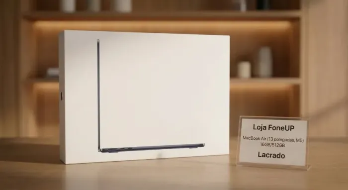 MacBook Air (13 polegadas, M5) 16GB/512GB | Novo Lacrado | 1 ano de Garantia Apple