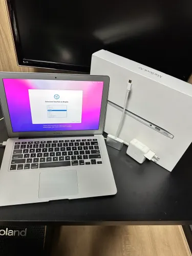 MacBook Air 2017 Completo na Caixa - Bateria Nova Original 54 Ciclos