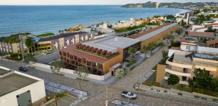 Lançamento Beach Class Ponta Negra - Studio 1/4 com 1 suíte de 64 m², 1 vaga por 781.436