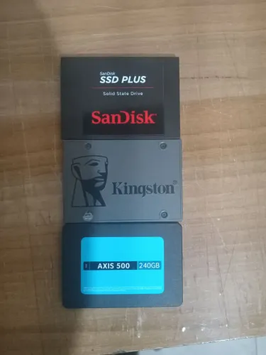 Vendo 3 HDs Ssd de 240gb, 500gb e 1tb