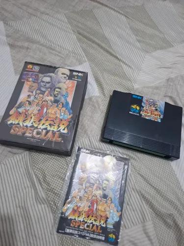 Cartucho neogeo aes fatal furi special cib