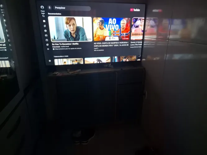 TV sempre 55 3mesesde uso motivo viagem