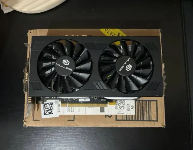 Rx580 8gb dual fan, com defeito