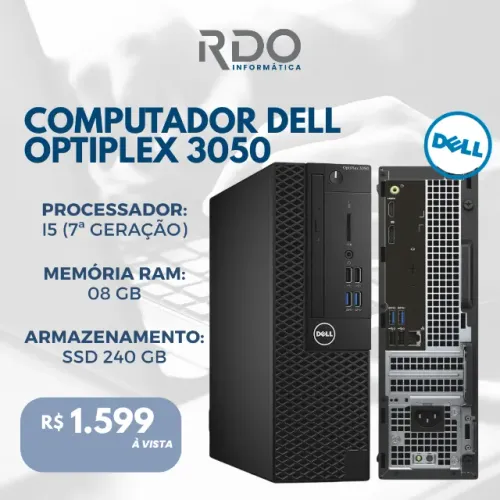 Computador Dell Empresarial 3050 I5 7A SSD 240GB