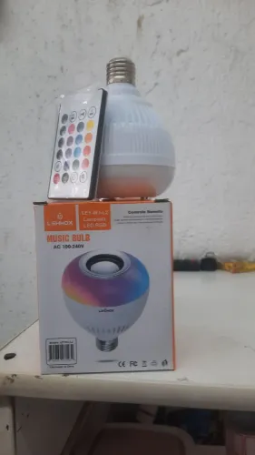 Lâmpada musical Bluetooth. 