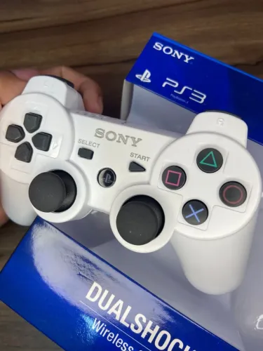 Controle Sem Fio Ps3 Sony branco