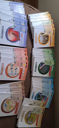 Kit livros completo para Vestibular -Colecao Objetivo