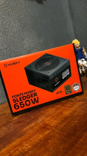 FONTE HUSKY 650w 80plus bronze.