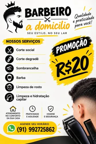 Barbeiro a domicílio