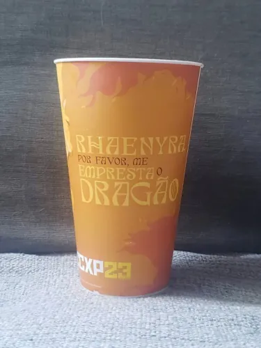 Copo House of the Dragon / CCXP / Rhaenyra por favor me empresta o dragão - Game of Throne