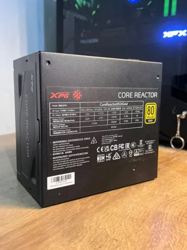 FONTE XPG CORE REACTOR 80 PLUS GOLD 850W FULL MODULAR - PARCELO