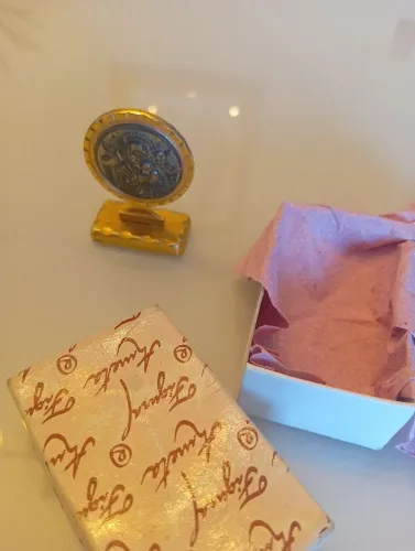 Medalha de mesa religiosa
