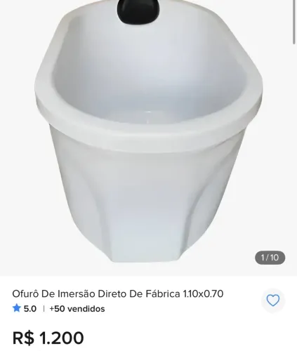 Banheira ofurô de imersão