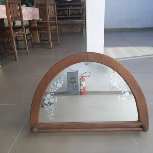 Espelho Rústico 75cm largura por 50 cm de altura