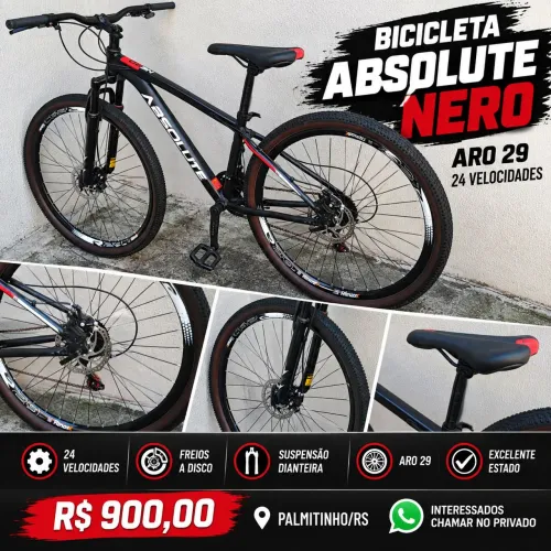 Bicicleta absolute aro 29 24v